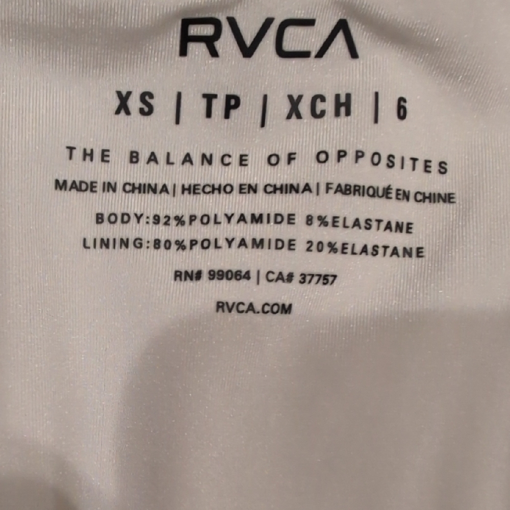RVCA Flowers One Piece Swimsuit - Picture 2 of 4
